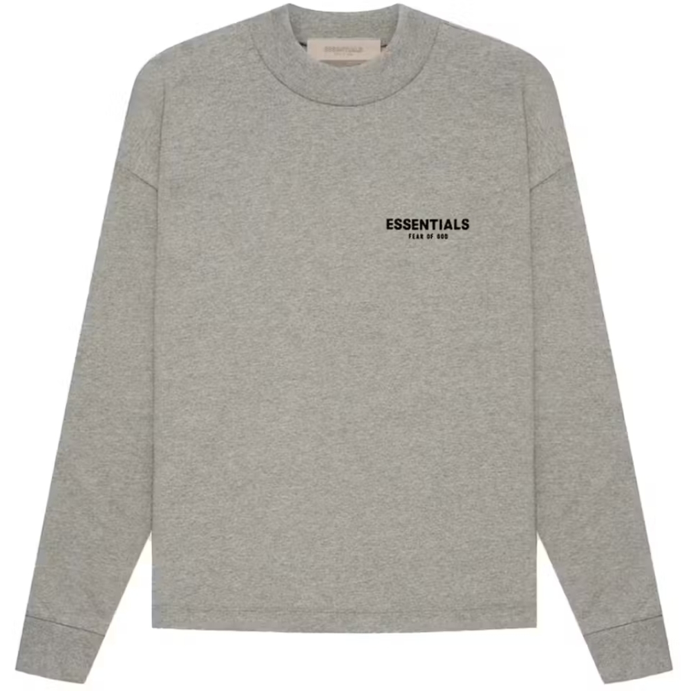 Fear of God Essentials Long Sleeve Tee Dark Oatmeal XS NWT